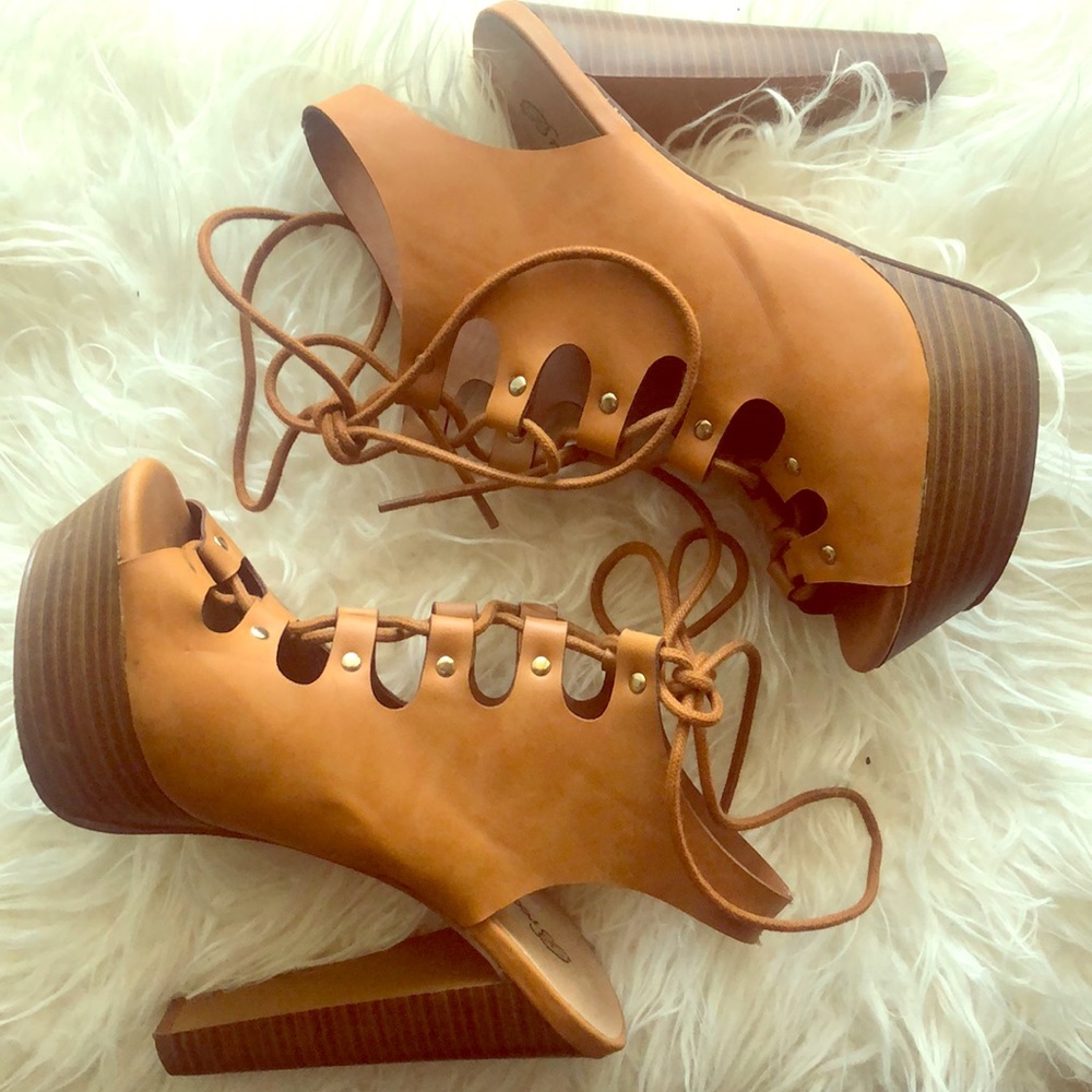 Brown high heels!